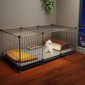 Amazon.com : GMWXJKKL Indoor Dog Crate for Small Dogs, Metal